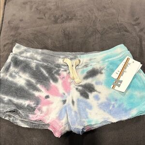 NWT Girls Vintage Havana Tie Dye Sweat Shorts XL 16